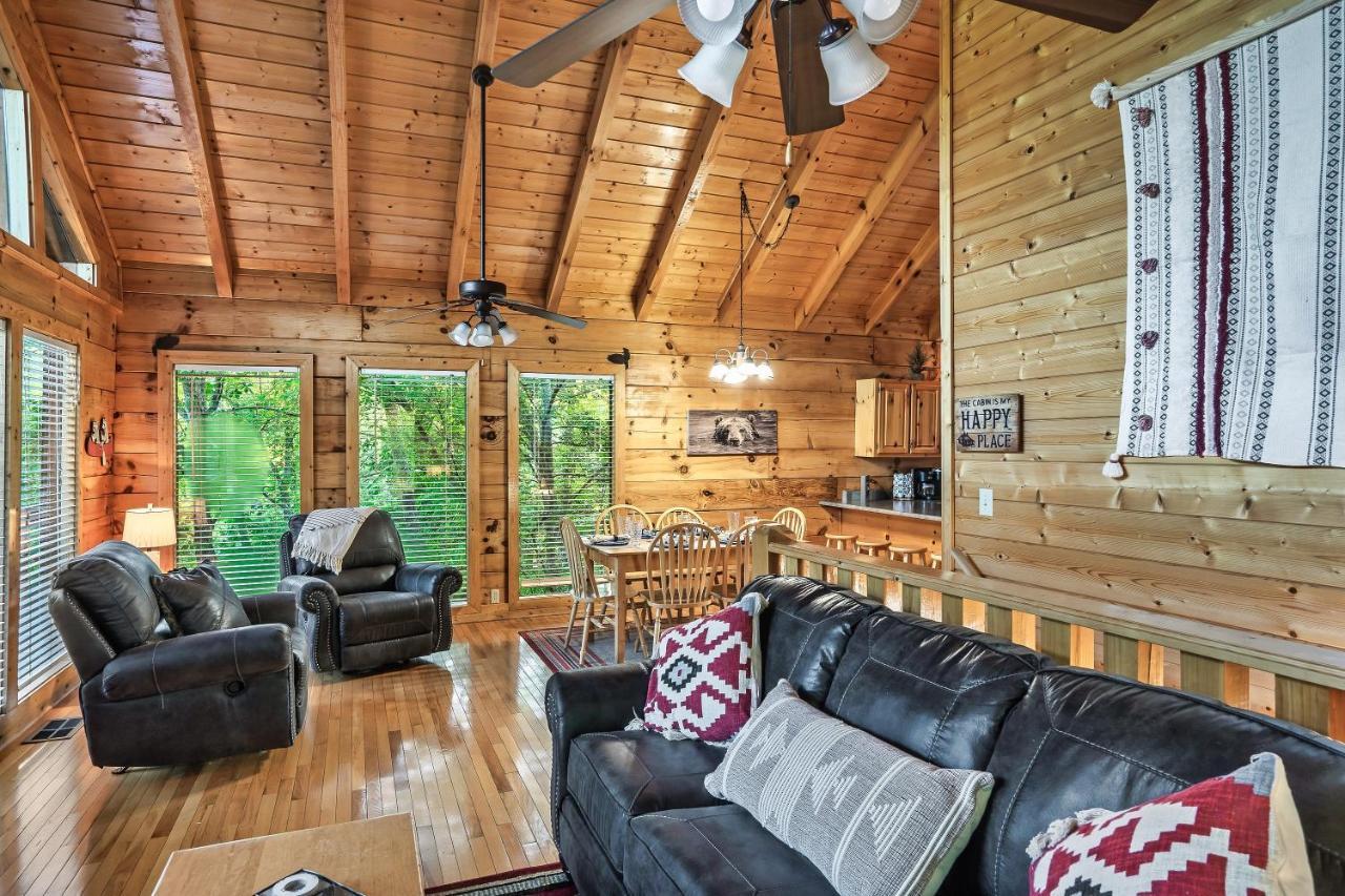 Cozy Log Cabin!! In Heart Of Pf & Close To The Smokies 비둘기 포지 외부 사진