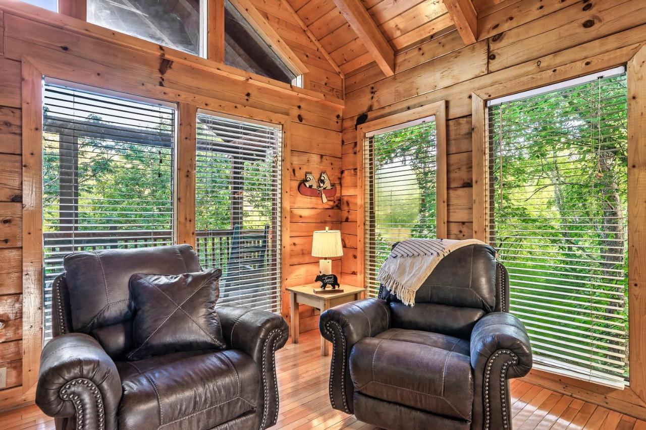 Cozy Log Cabin!! In Heart Of Pf & Close To The Smokies 비둘기 포지 외부 사진